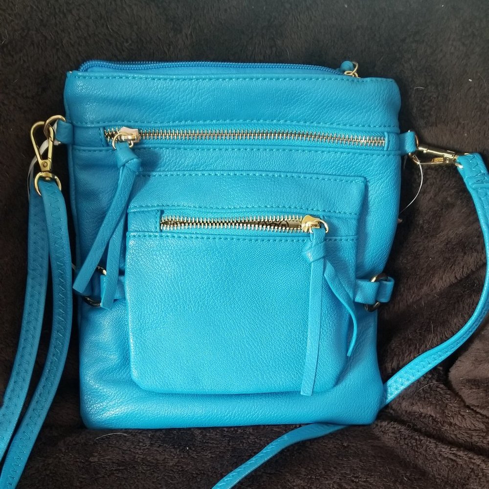 Blue Cross Body Bag